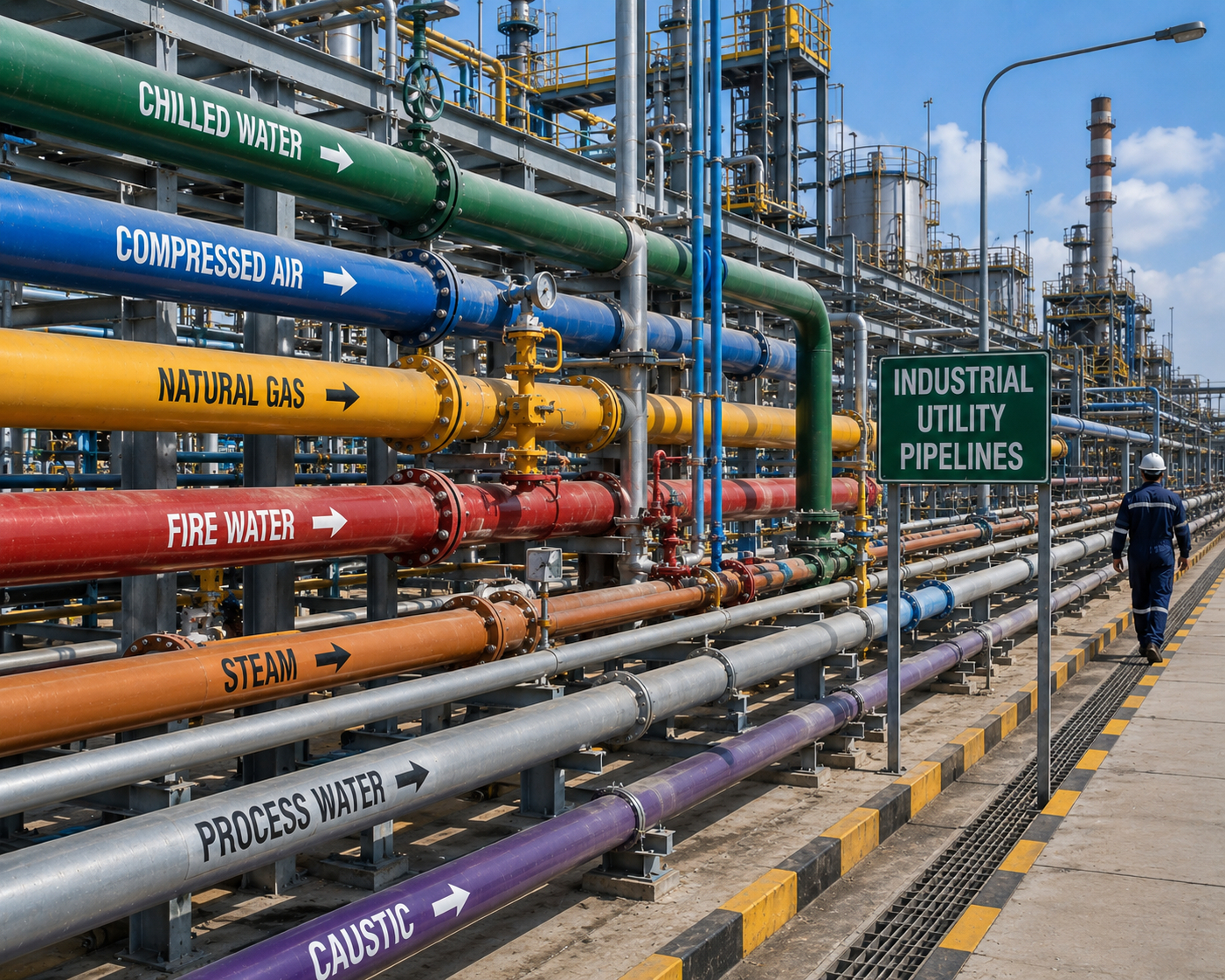 Industrial Utility Pipelines